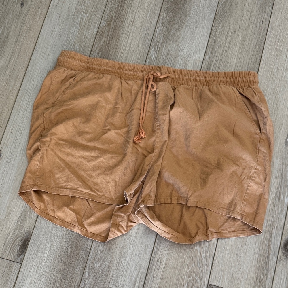 Torrid Camel Drawstring Shorts